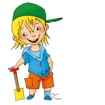 Junge Gemüsebeete für Kids EDEKA Stiftung Figur