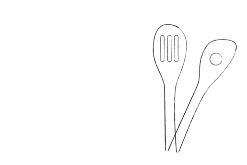 Grafik von zwei Kochlöffeln.